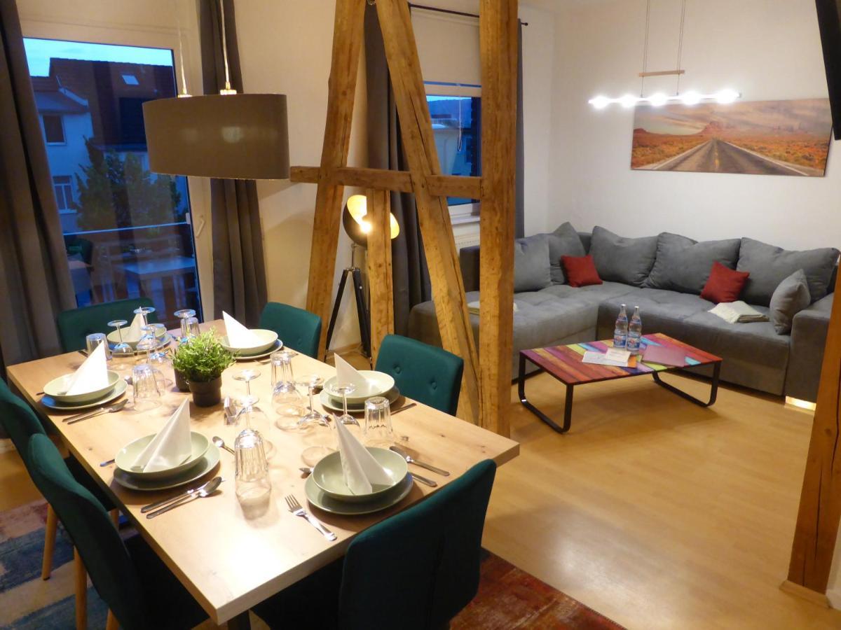 Jena City Apartment, Balkon, Sonnig, Wifi, Parkplaetze, Naehe Zentrum Exterior photo